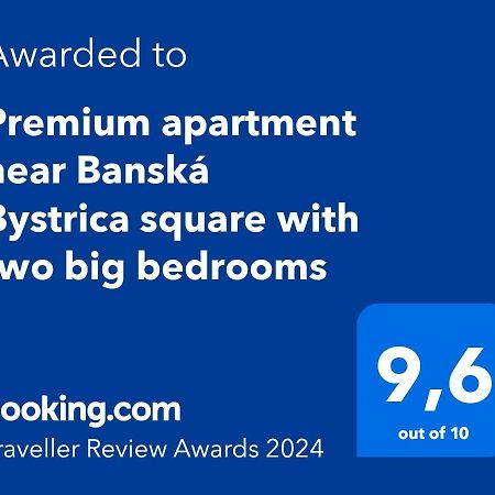 Premium Apartment Near Banska Bystrica Square With Two Big Bedrooms Buitenkant foto